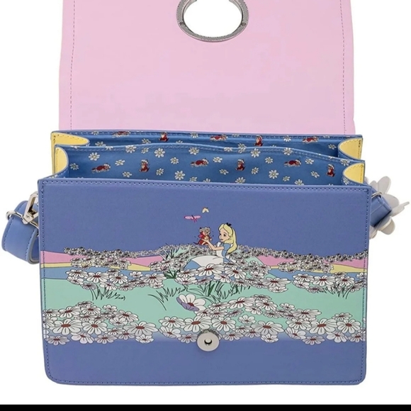 Alice in Wonderland Loungefly Crossbody - Picture 3 of 9